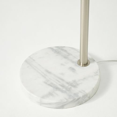Brightech Mason LED Arc Floor Lamp with Marble Base