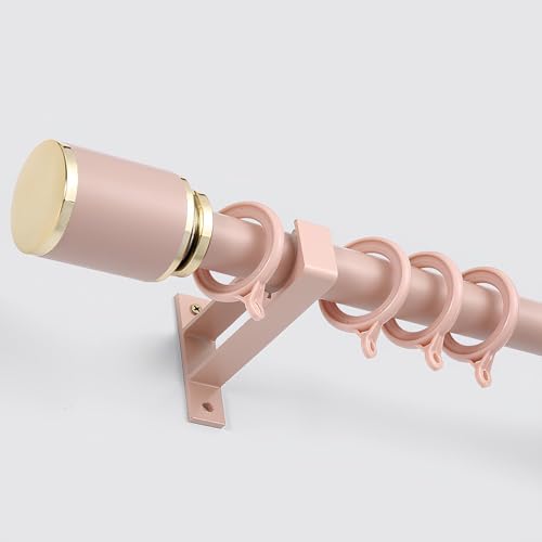 Adjustable 200cm Metal Roman Curtain Rod with Brackets