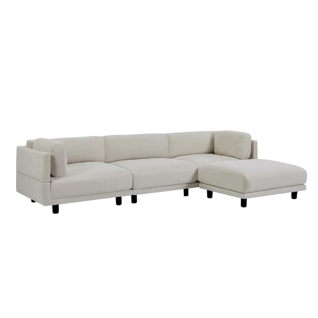 ZSLKDL Convertible L-Shaped Sectional Sofa with Reversible Chaise