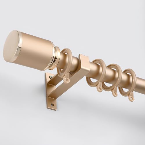 Adjustable 200cm Metal Roman Curtain Rod with Brackets