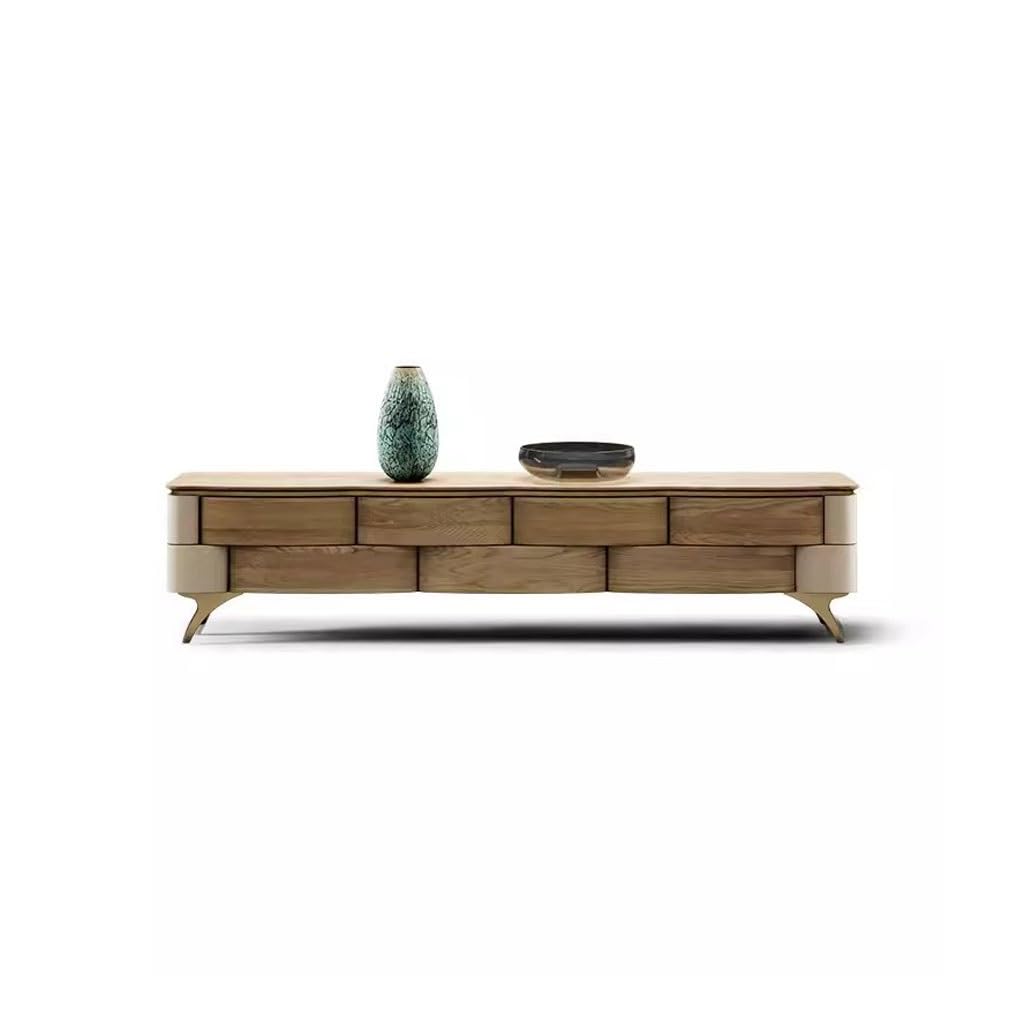 XUNTING Modern TV Stand with Storage, 78.7–86.6 Inch