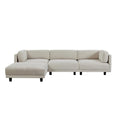 ZSLKDL Convertible L-Shaped Sectional Sofa with Reversible Chaise