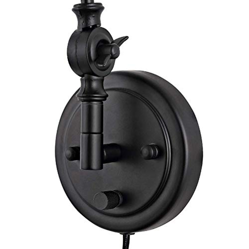 WINGBO Adjustable Swing Arm Wall Sconce Set of 2