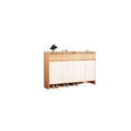 Modern Solid Wood Entryway Shoe Cabinet with Storage