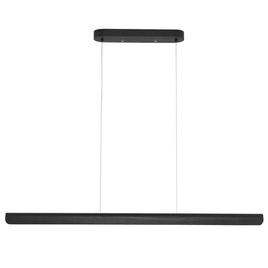 YISDESIGN Dimmable Wood Linear Pendant Light Fixture