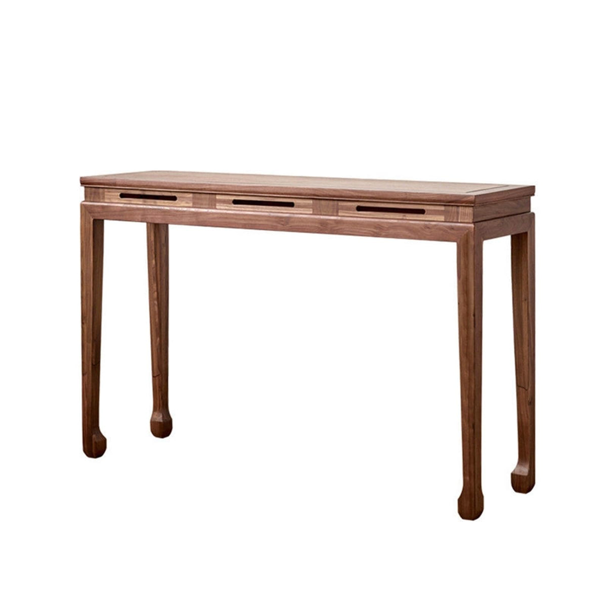 CAOJL Retro Wooden Narrow Console Table for Entryway