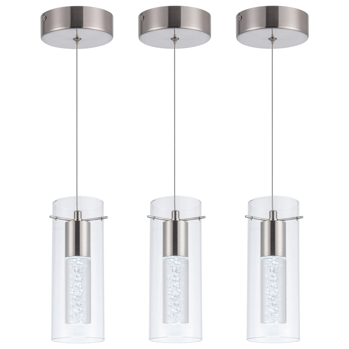 Leadtek Modern Pendant Ceiling Light Fixture, Large