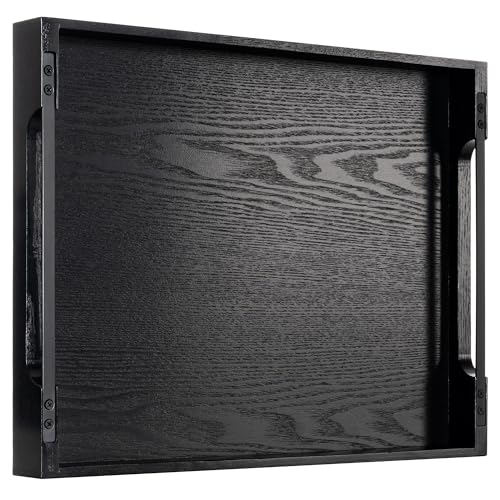 Axeman Ash Wood Serving Tray with Built-In Handles