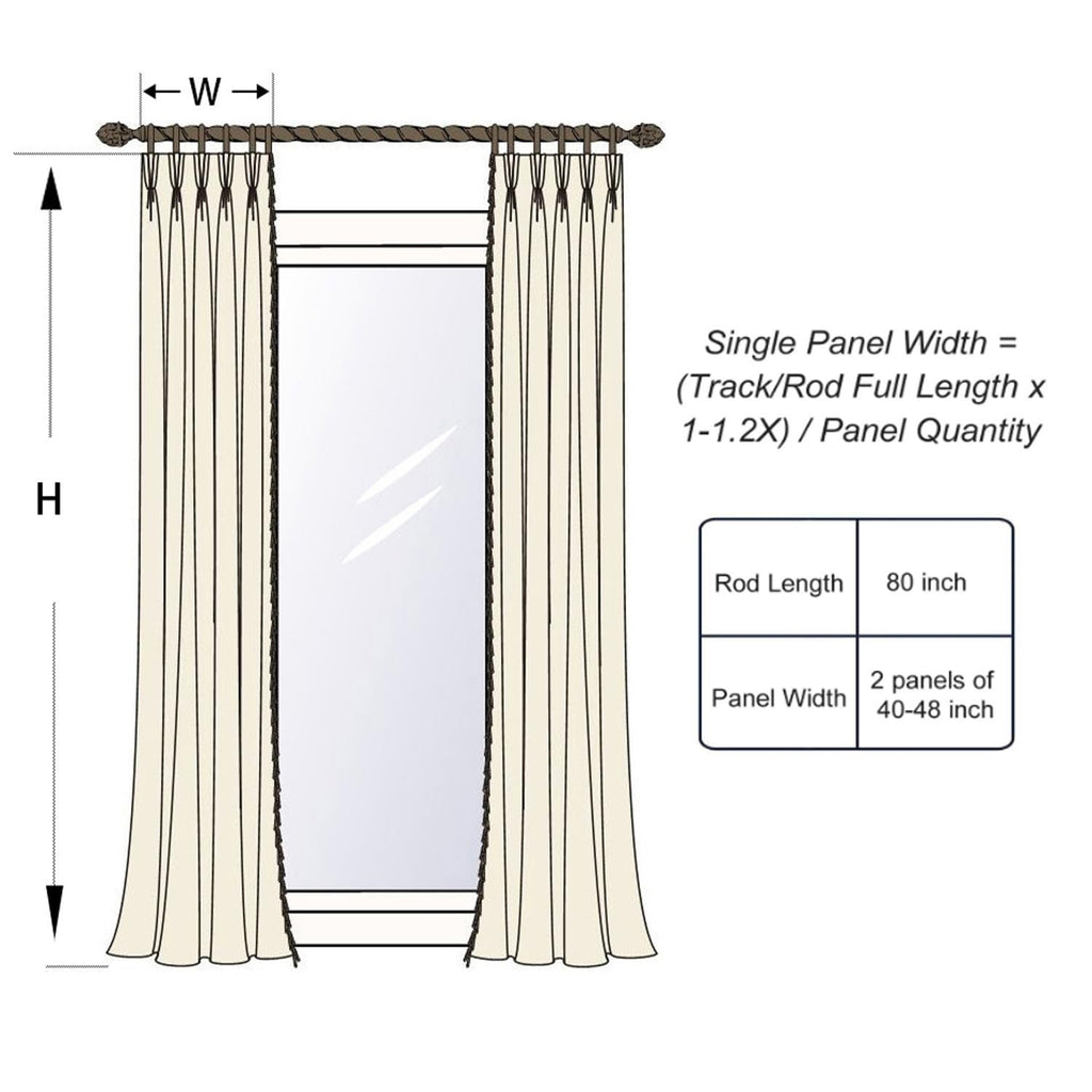 Gewvary Velvet Blackout Pinch Pleat Curtain Panel