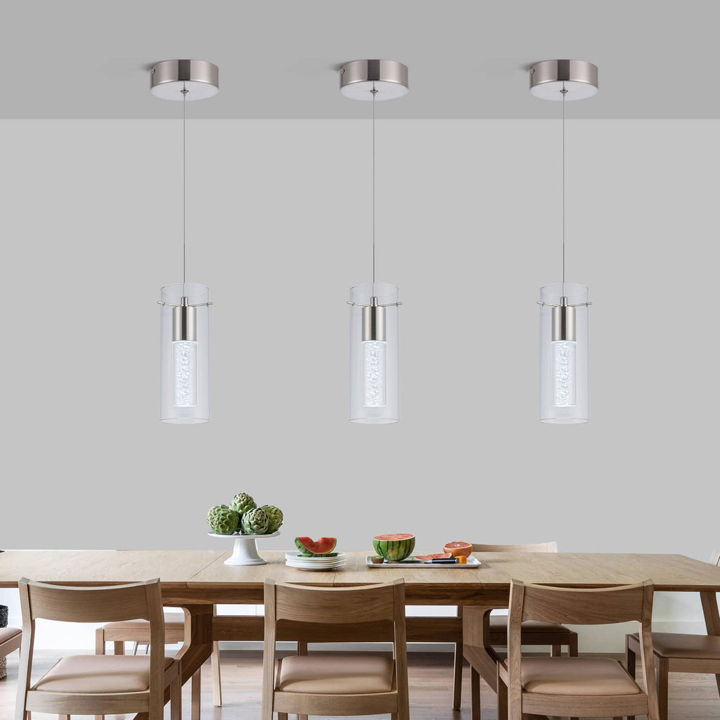 Leadtek Modern Pendant Ceiling Light Fixture, Large