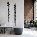 Gueeclk Minimalist Metal Wall Art Sculpture Set of 2