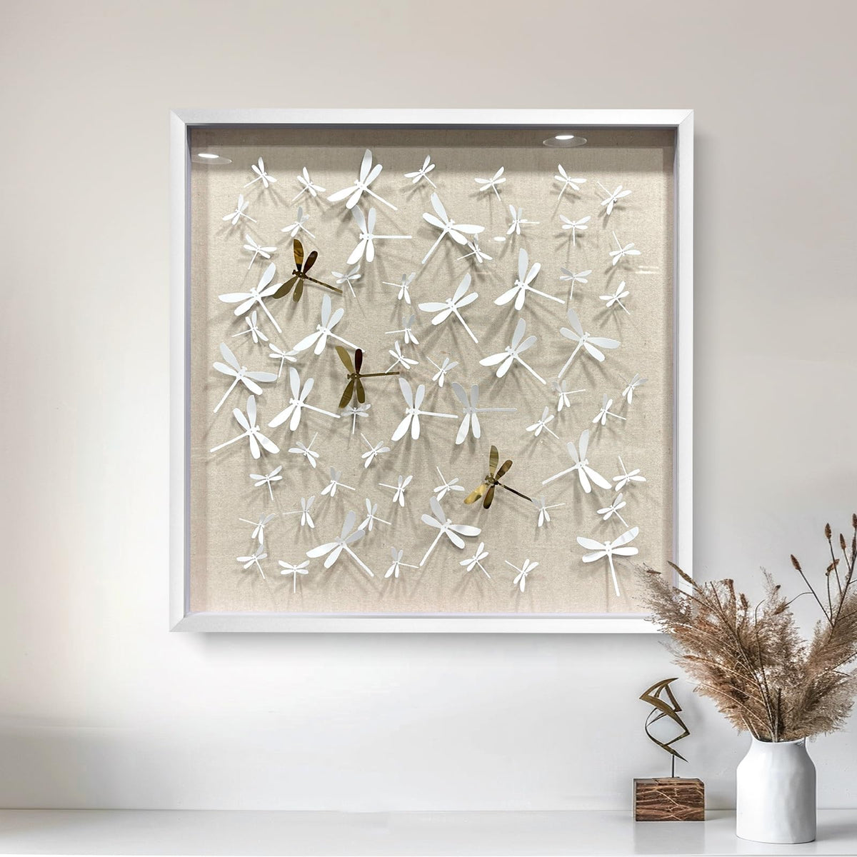 BrightA Handmade 3D Artistic Wall Decor for Living Room