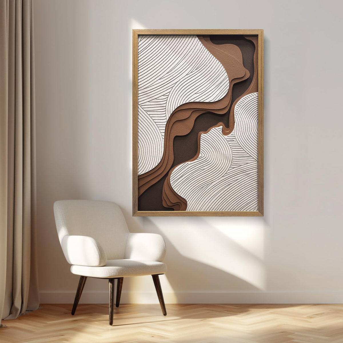 BrightA Handmade 3D Artistic Wall Decor for Living Room