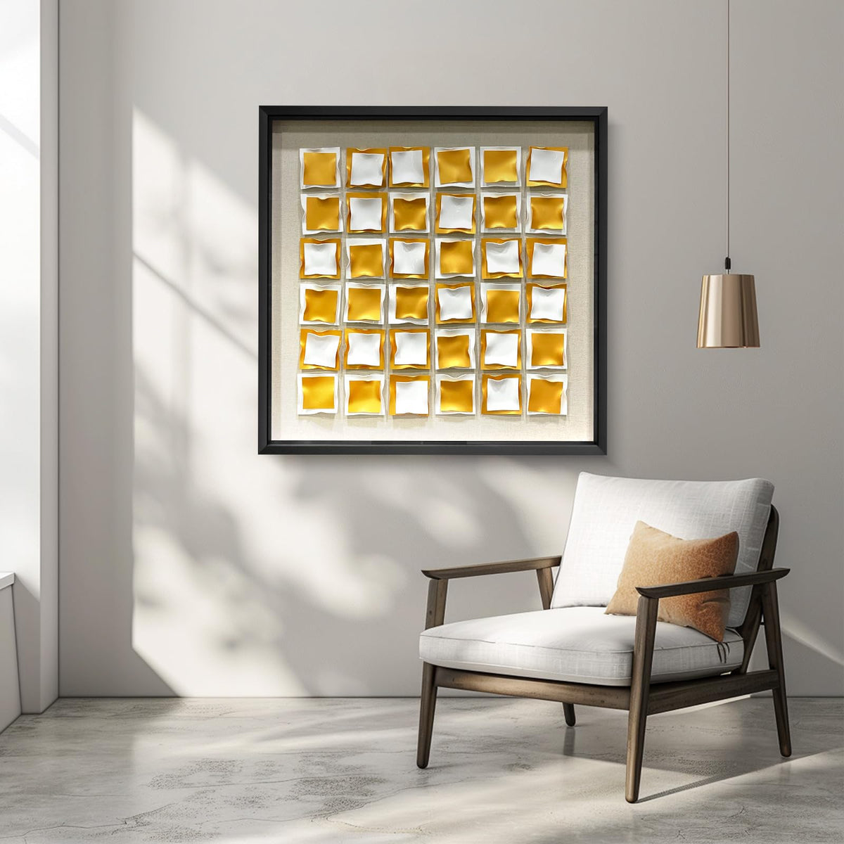 BrightA Handmade 3D Artistic Wall Decor for Living Room