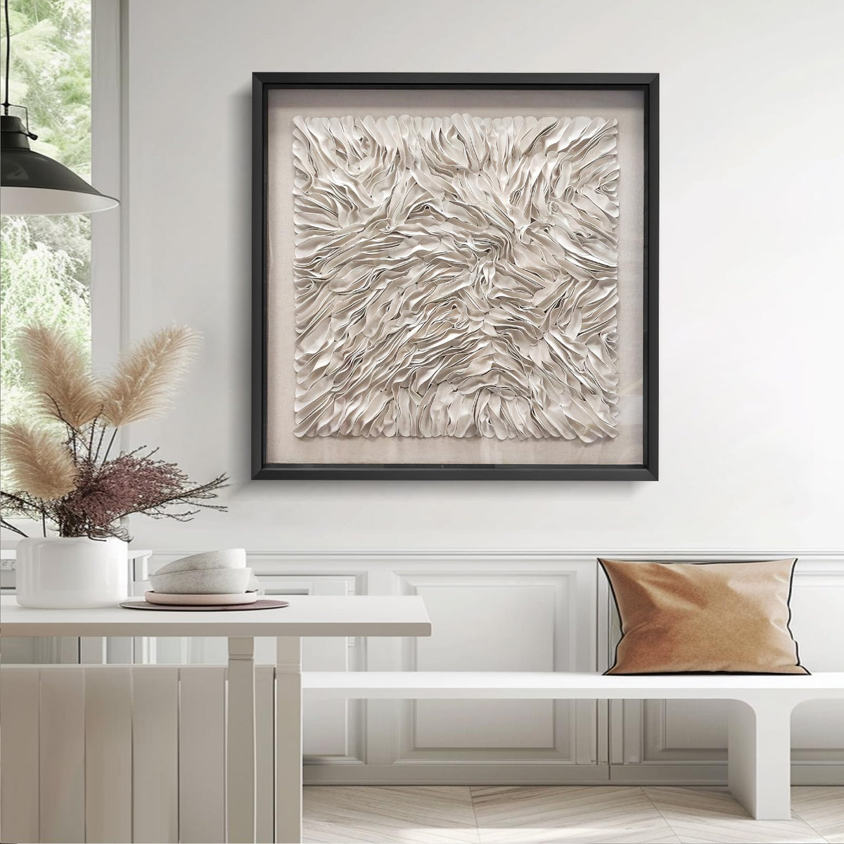 BrightA Handmade 3D Artistic Wall Decor for Living Room