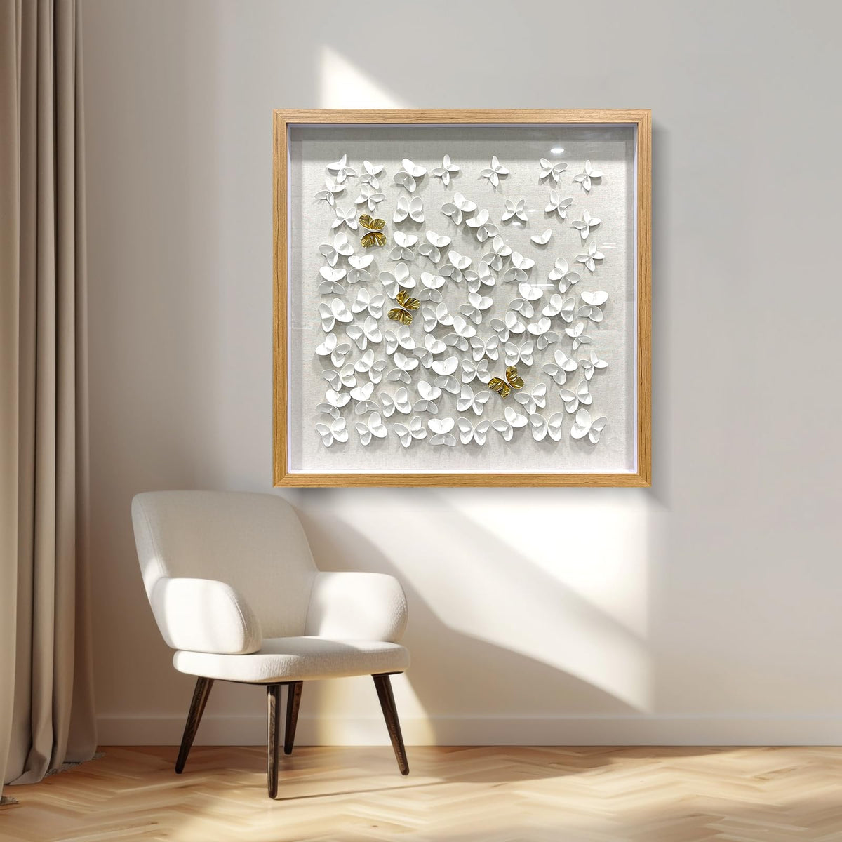 BrightA Handmade 3D Artistic Wall Decor for Living Room
