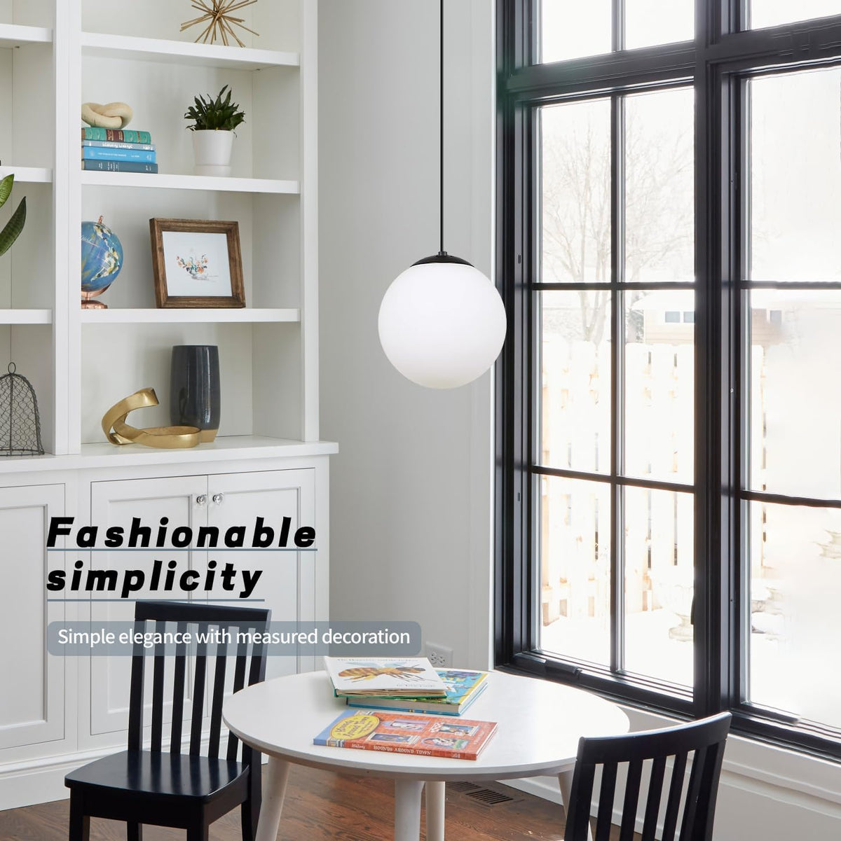 KoKo&Yukina Globe Pendant Lights for Kitchen Island