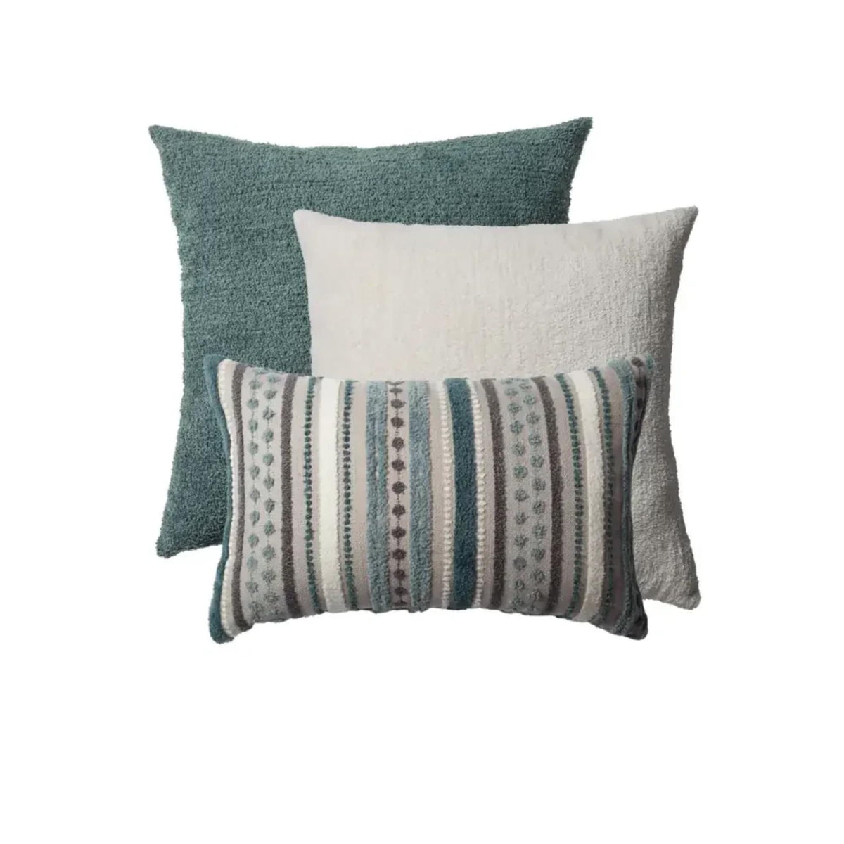 Fine Room Textured Jacquard Throw Pillow Cover Set