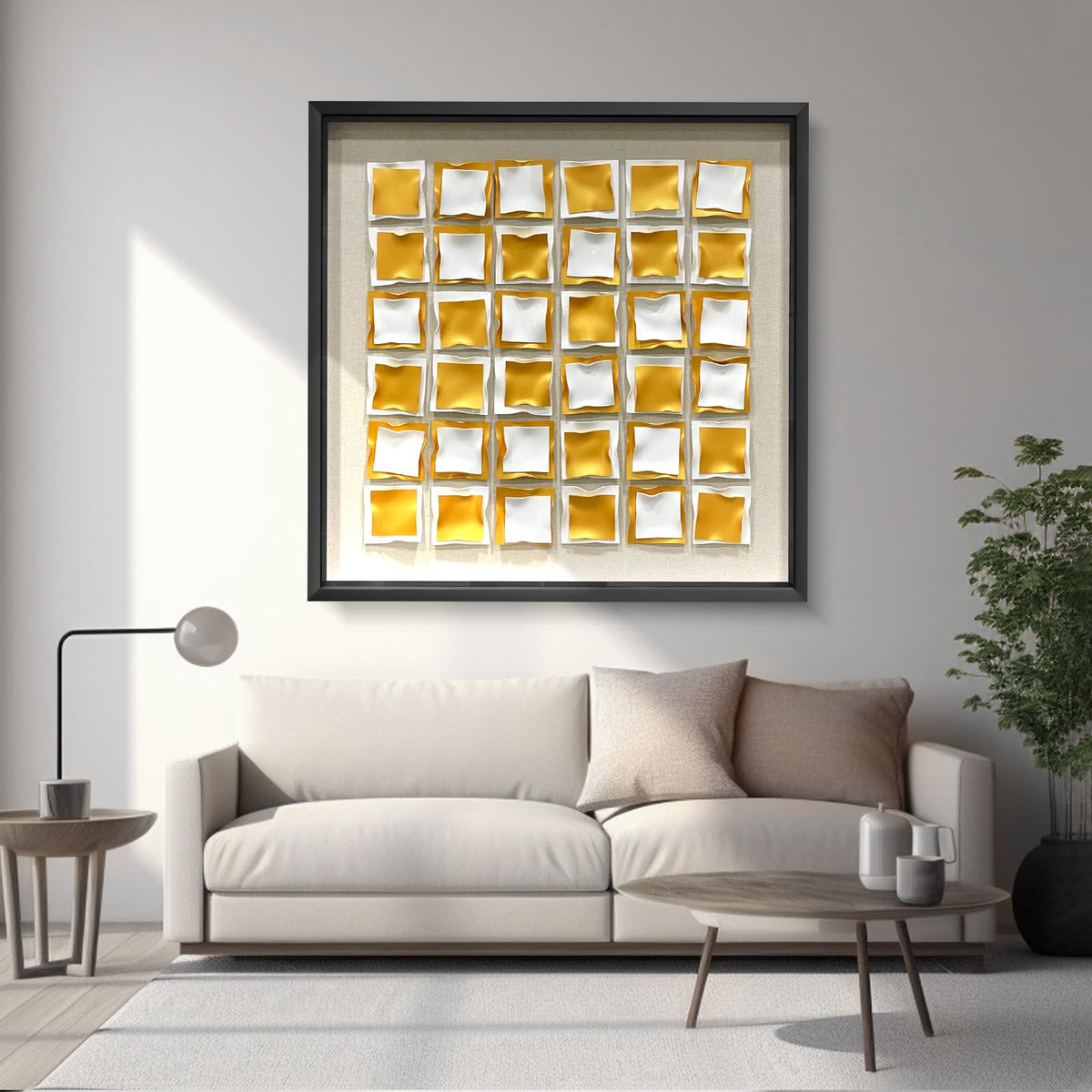BrightA Handmade 3D Artistic Wall Decor for Living Room