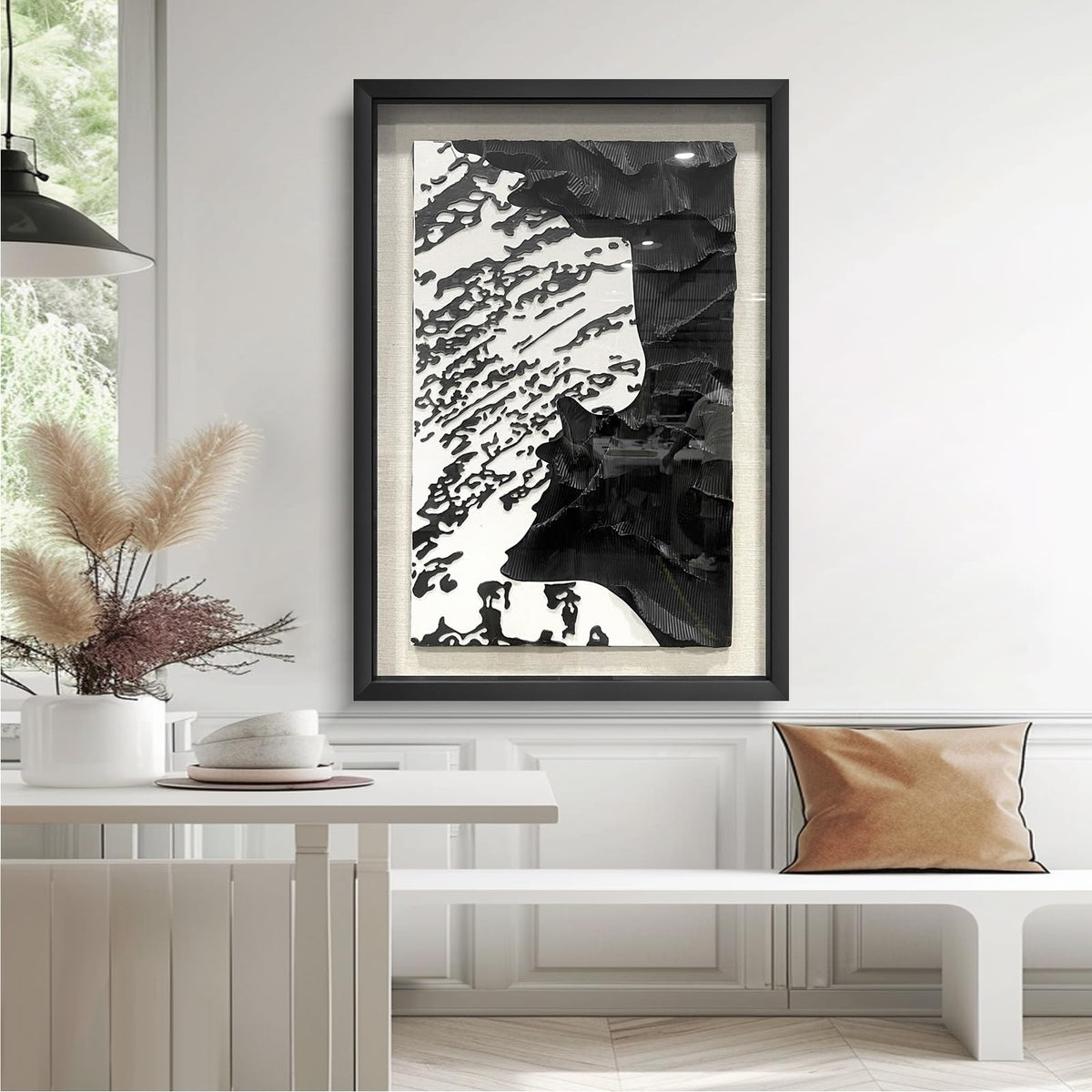 BrightA Handmade 3D Artistic Wall Decor for Living Room