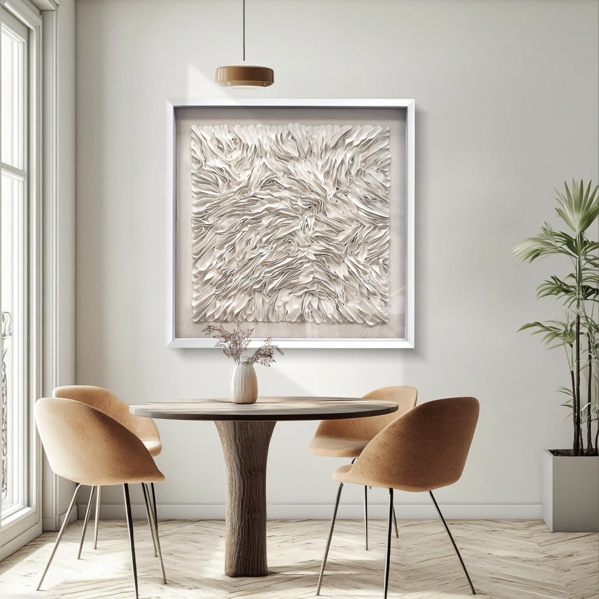 BrightA Handmade 3D Artistic Wall Decor for Living Room