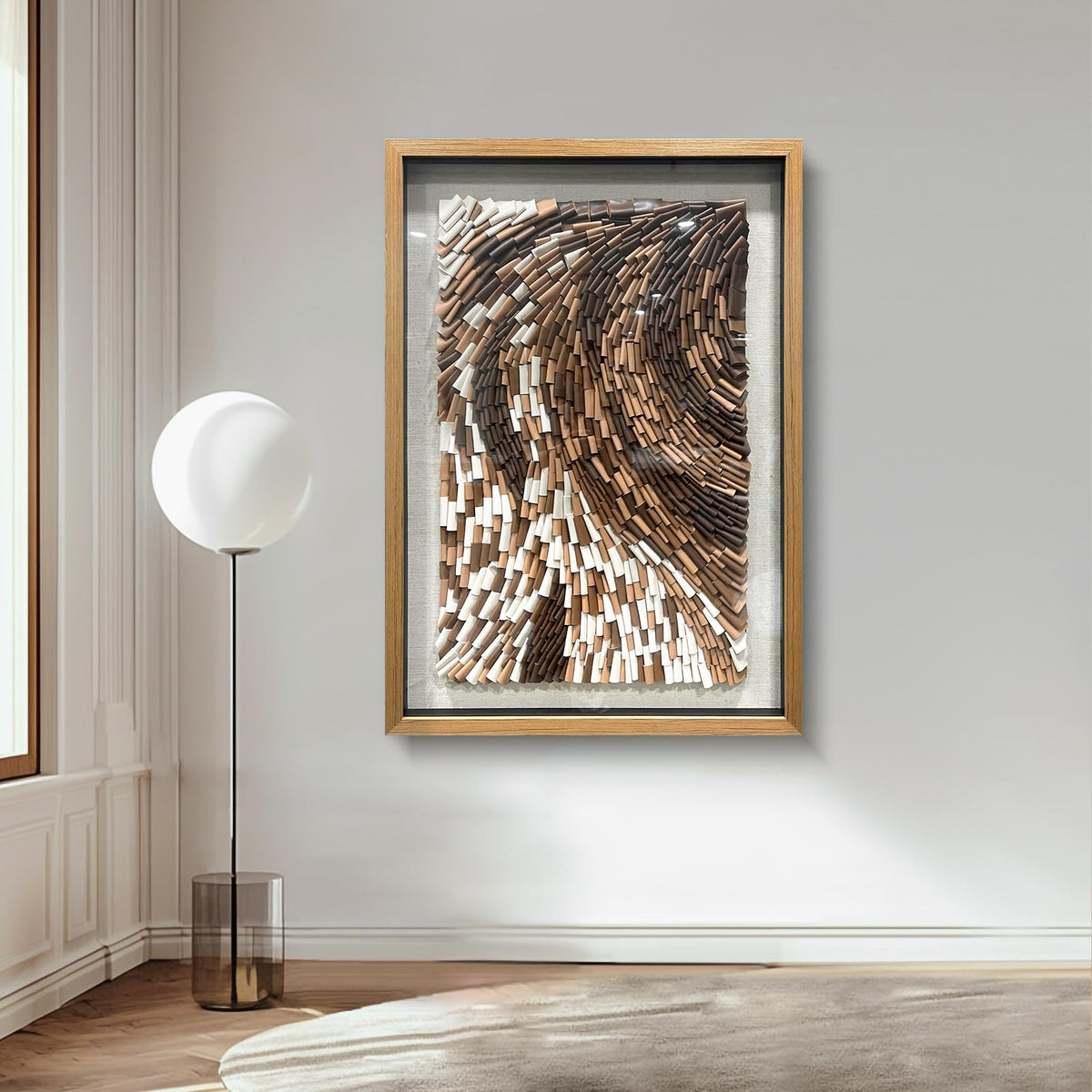 BrightA Handmade 3D Artistic Wall Decor for Living Room