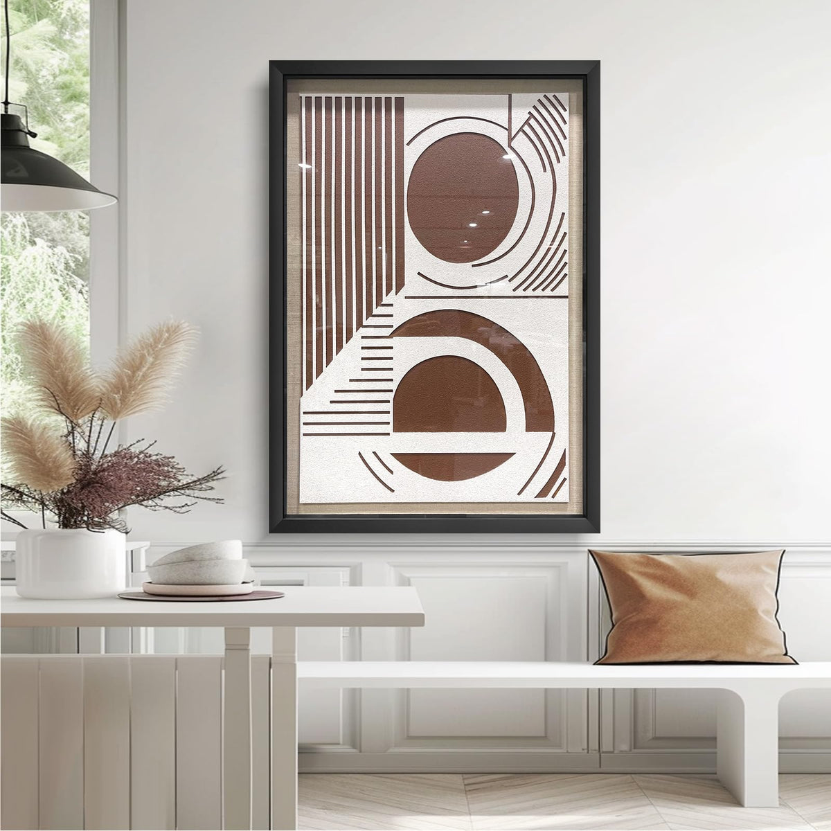 BrightA Handmade 3D Artistic Wall Decor for Living Room