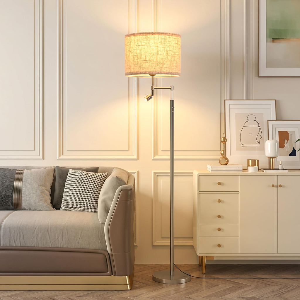 dujunlinghang Floor lamp with Small Spotlight