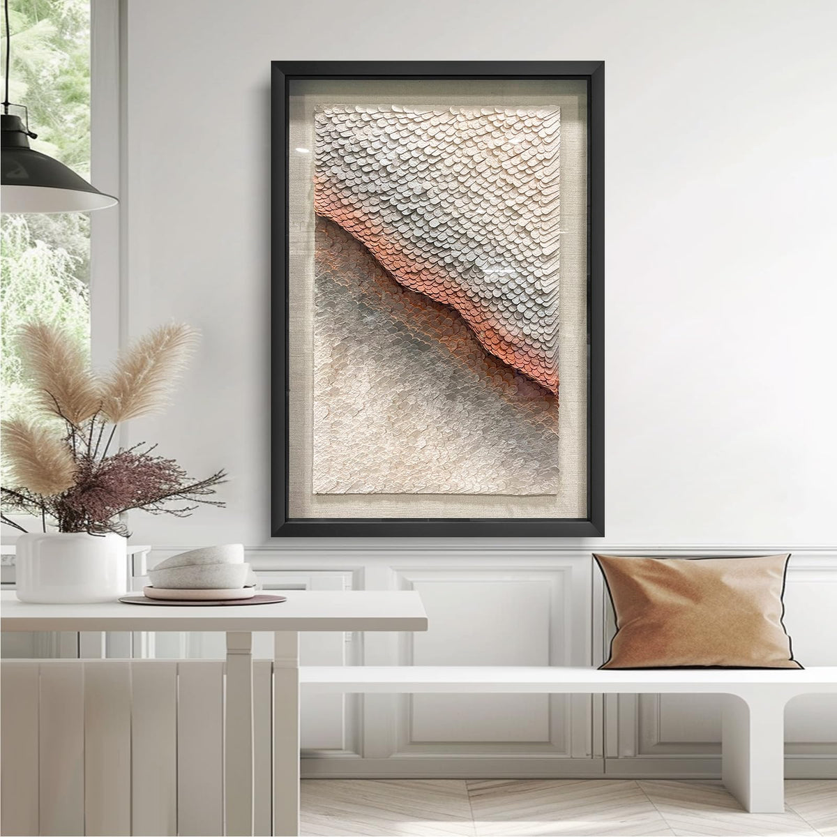 BrightA Handmade 3D Artistic Wall Decor for Living Room