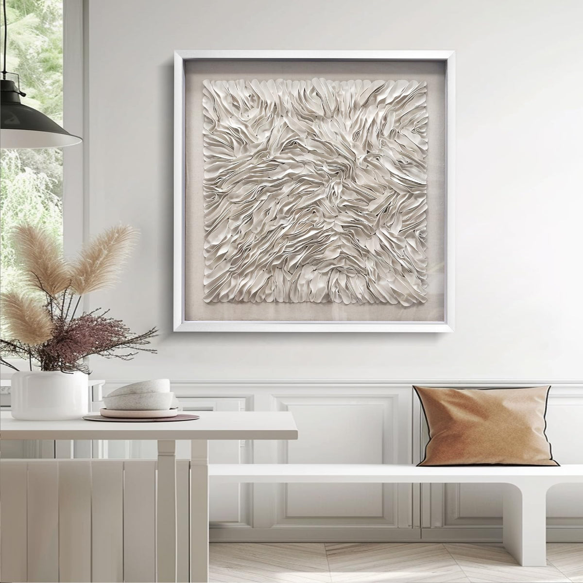 BrightA Handmade 3D Artistic Wall Decor for Living Room