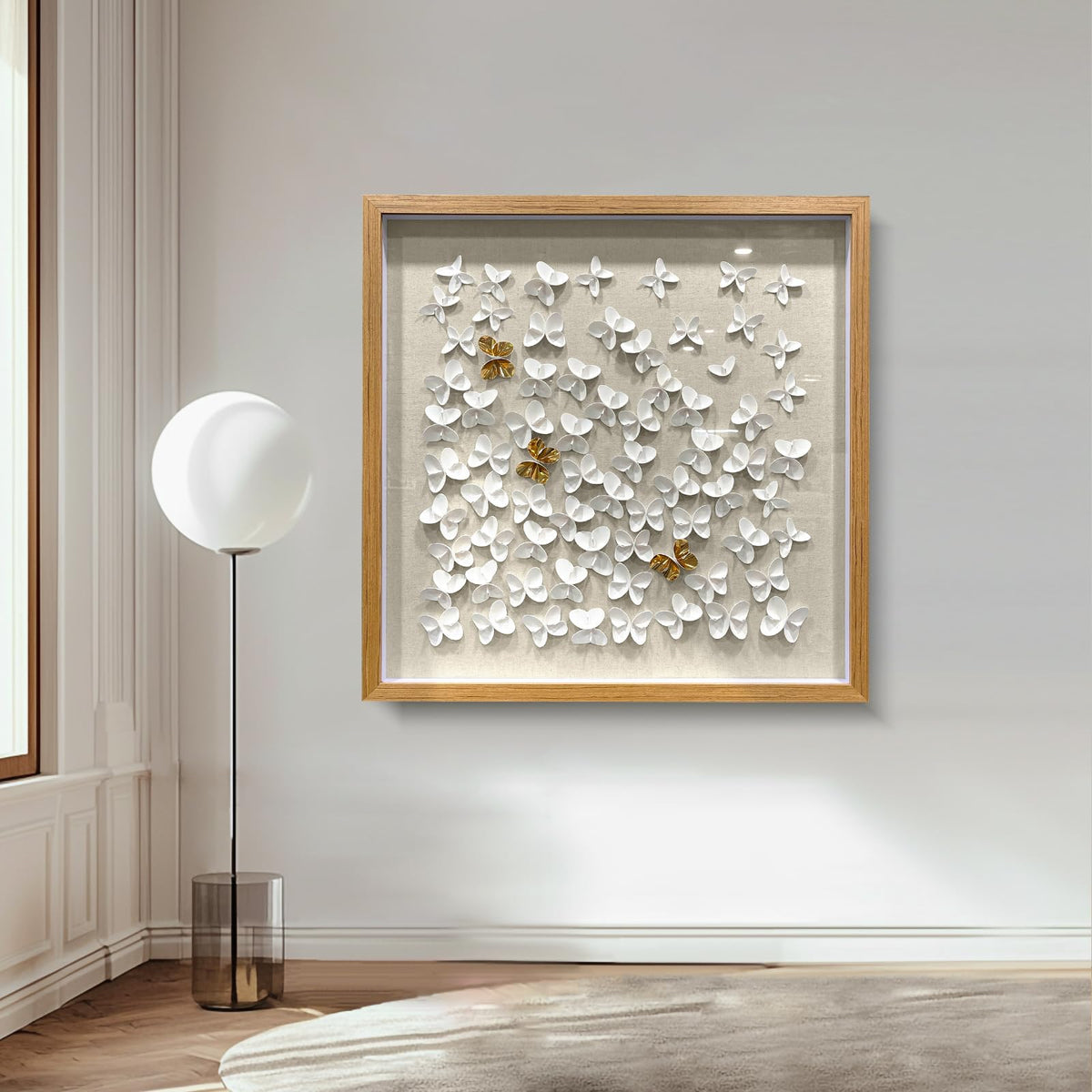 BrightA Handmade 3D Artistic Wall Decor for Living Room