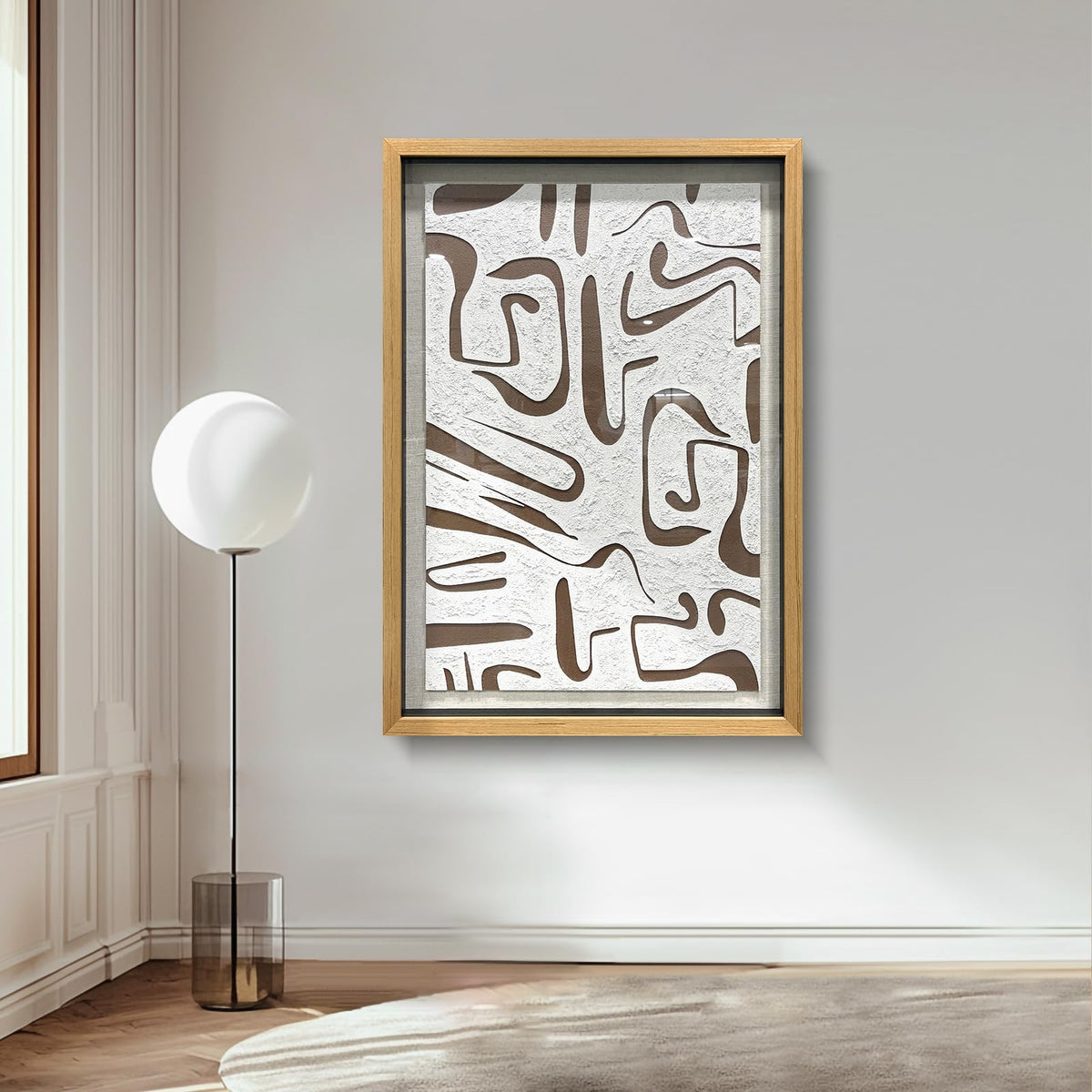 BrightA Handmade 3D Artistic Wall Decor for Living Room