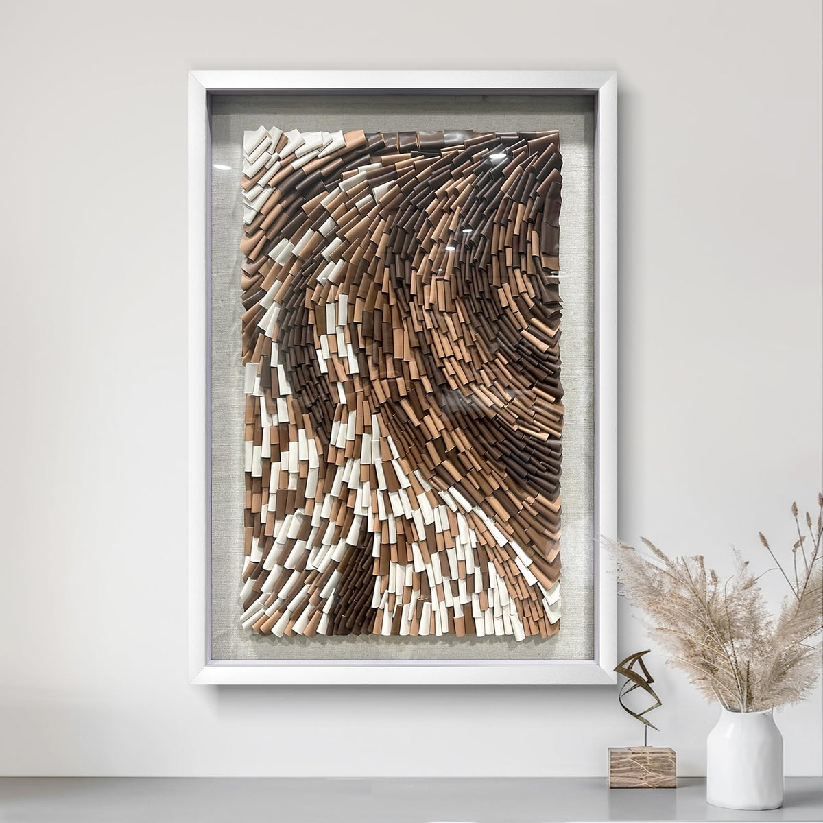 BrightA Handmade 3D Artistic Wall Decor for Living Room
