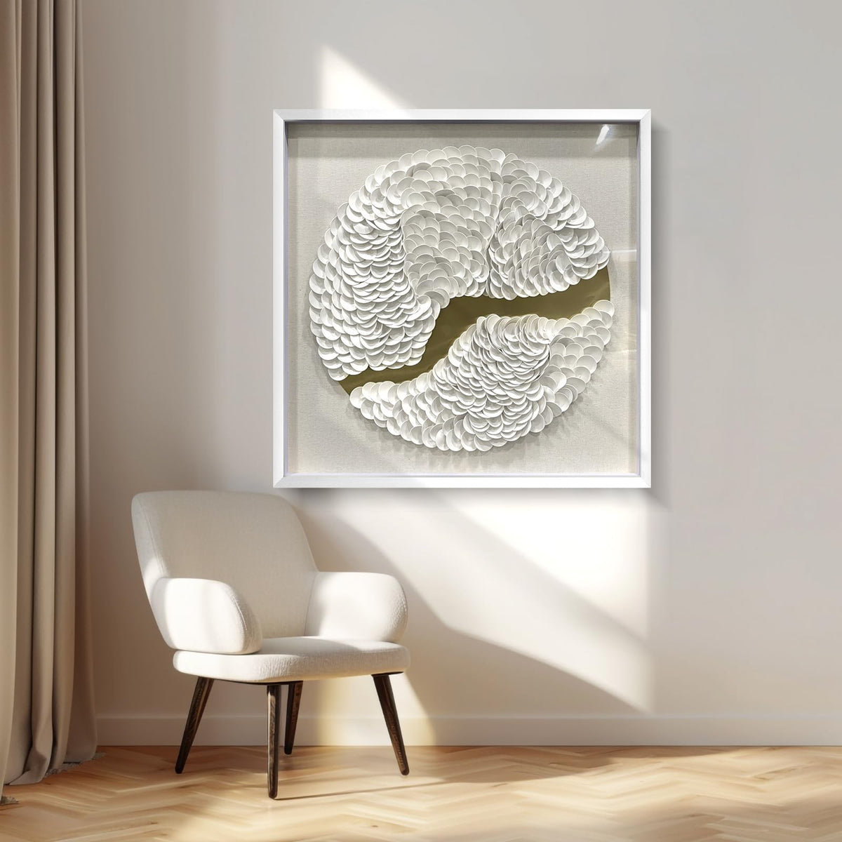 BrightA Handmade 3D Artistic Wall Decor for Living Room