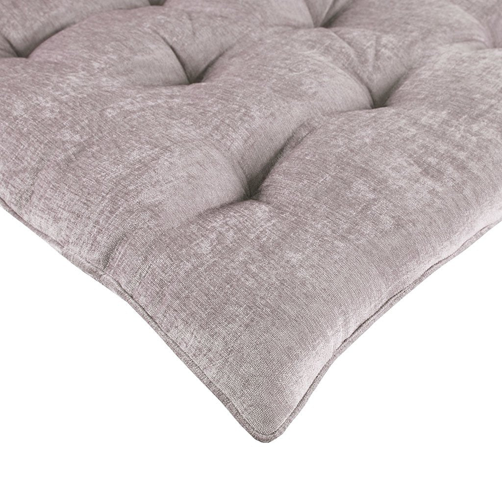 Blush Chenille Lounge Floor Pillow Cushion, 27 x 74 Inch