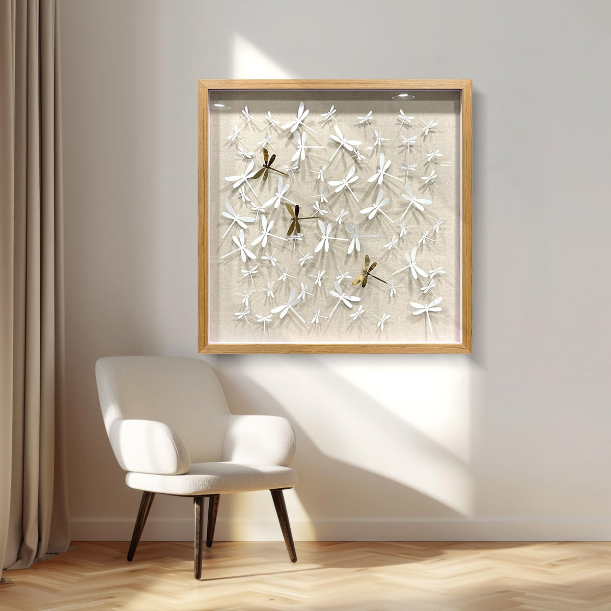 BrightA Handmade 3D Artistic Wall Decor for Living Room