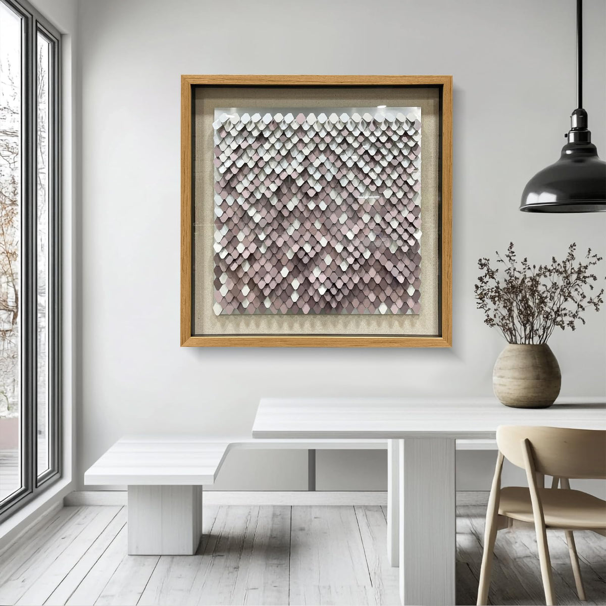 BrightA Handmade 3D Artistic Wall Decor for Living Room
