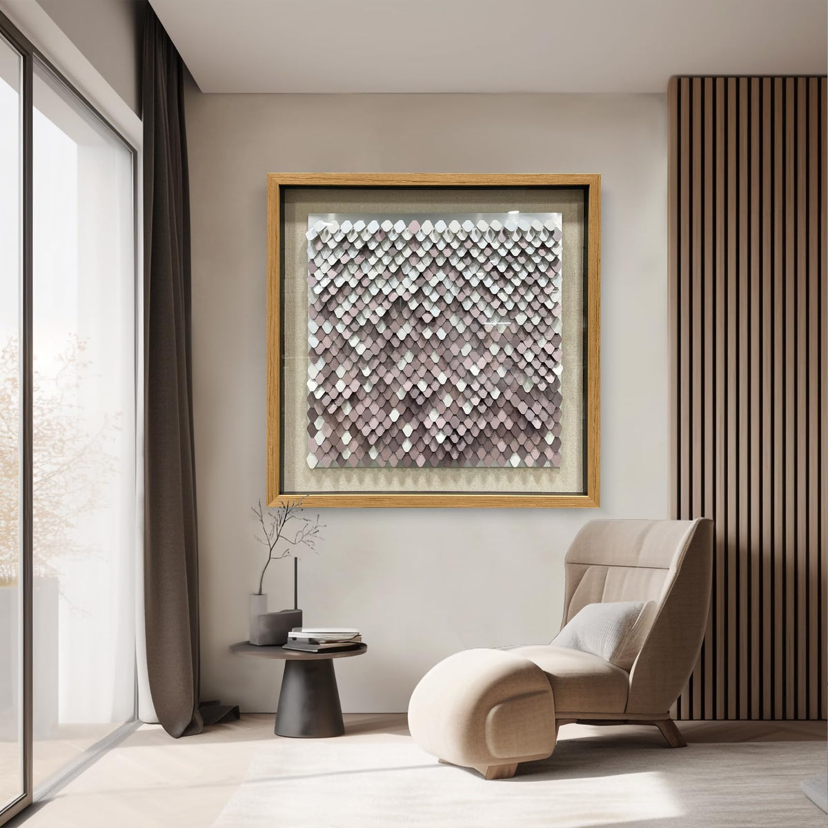 BrightA Handmade 3D Artistic Wall Decor for Living Room