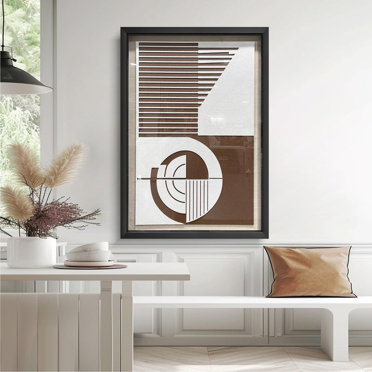 BrightA Handmade 3D Artistic Wall Decor for Living Room