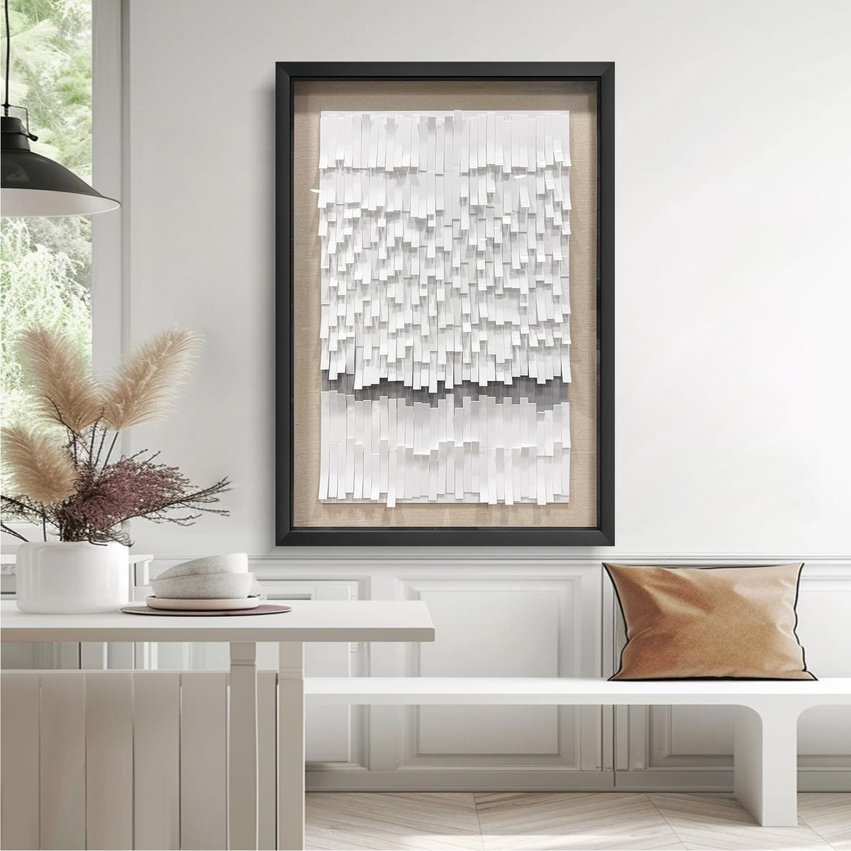 BrightA Handmade 3D Artistic Wall Decor for Living Room