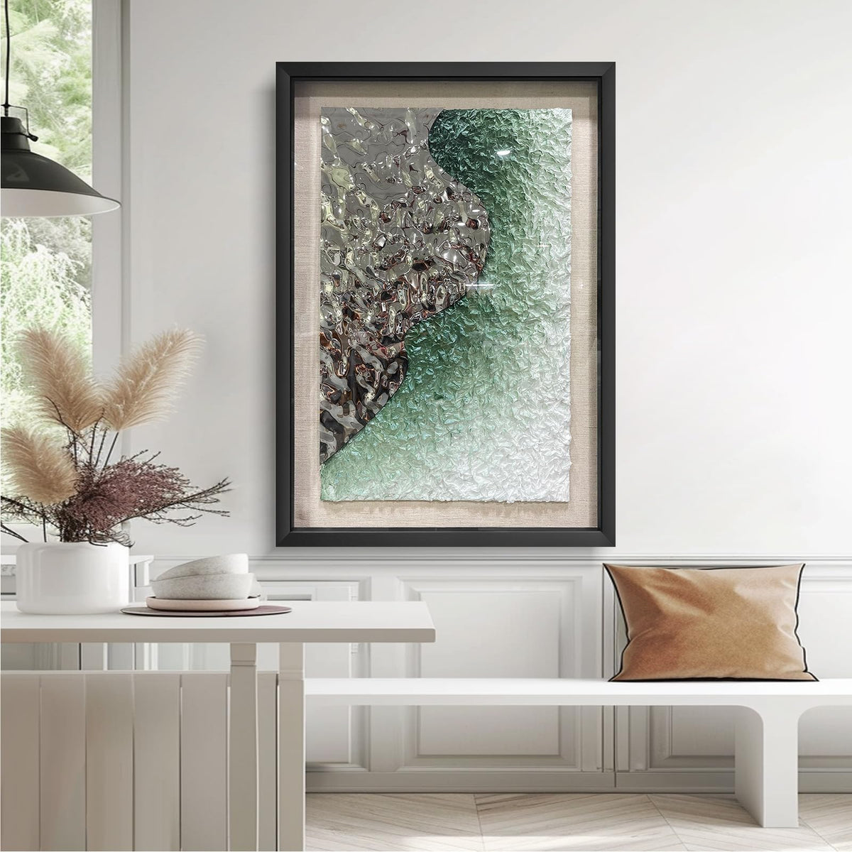 BrightA Handmade 3D Artistic Wall Decor for Living Room