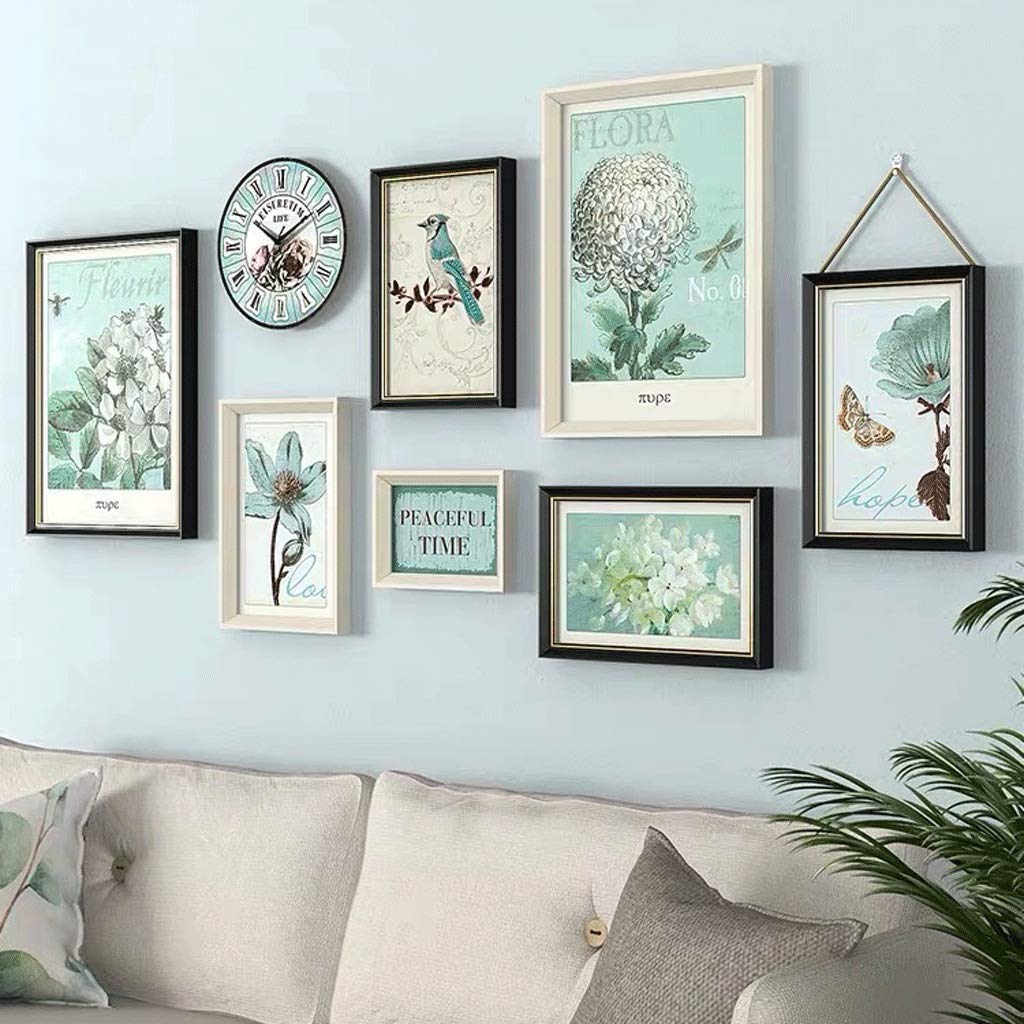 Gallery Wall Photo Frame Set with Mats for Collage Display