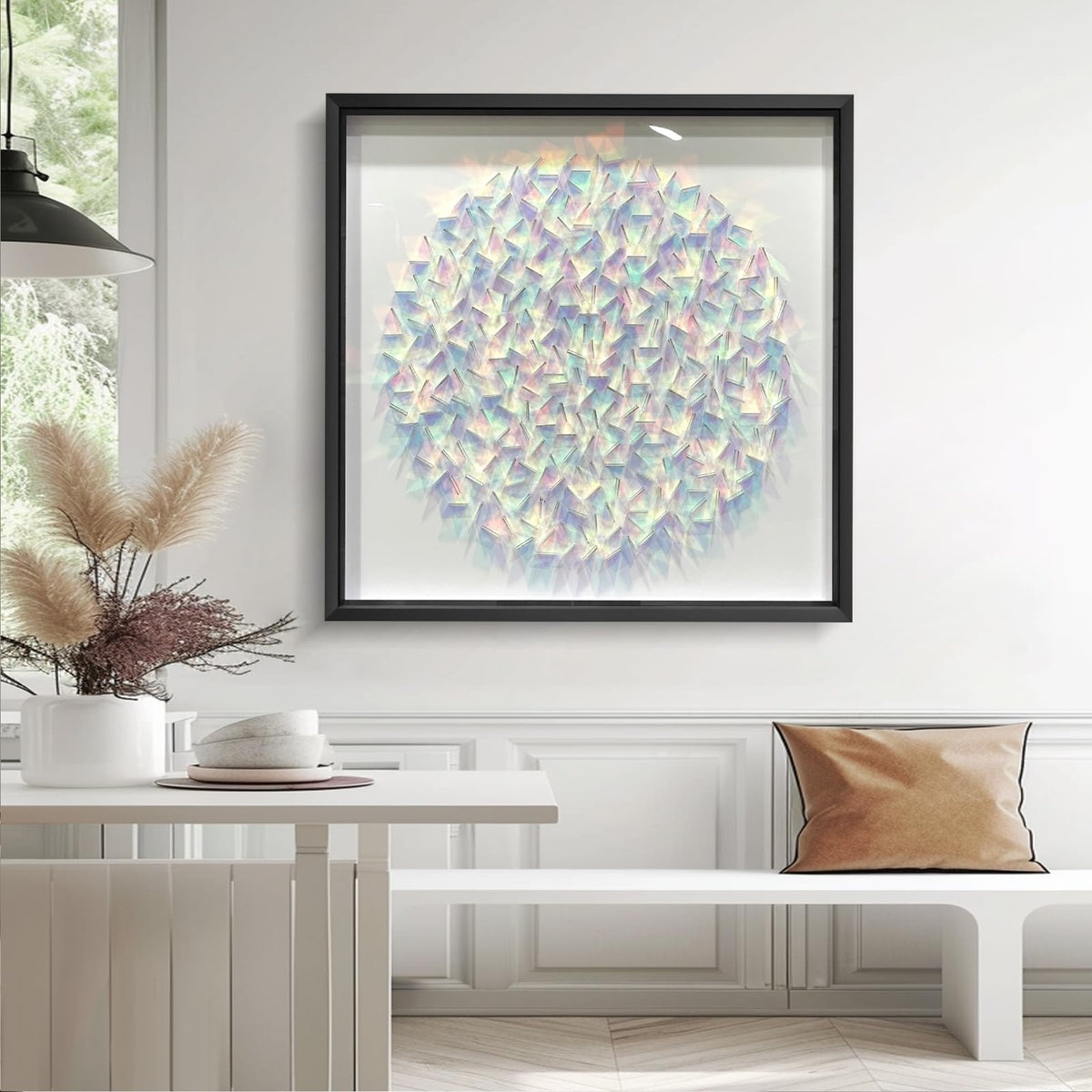 BrightA Handmade 3D Artistic Wall Decor for Living Room