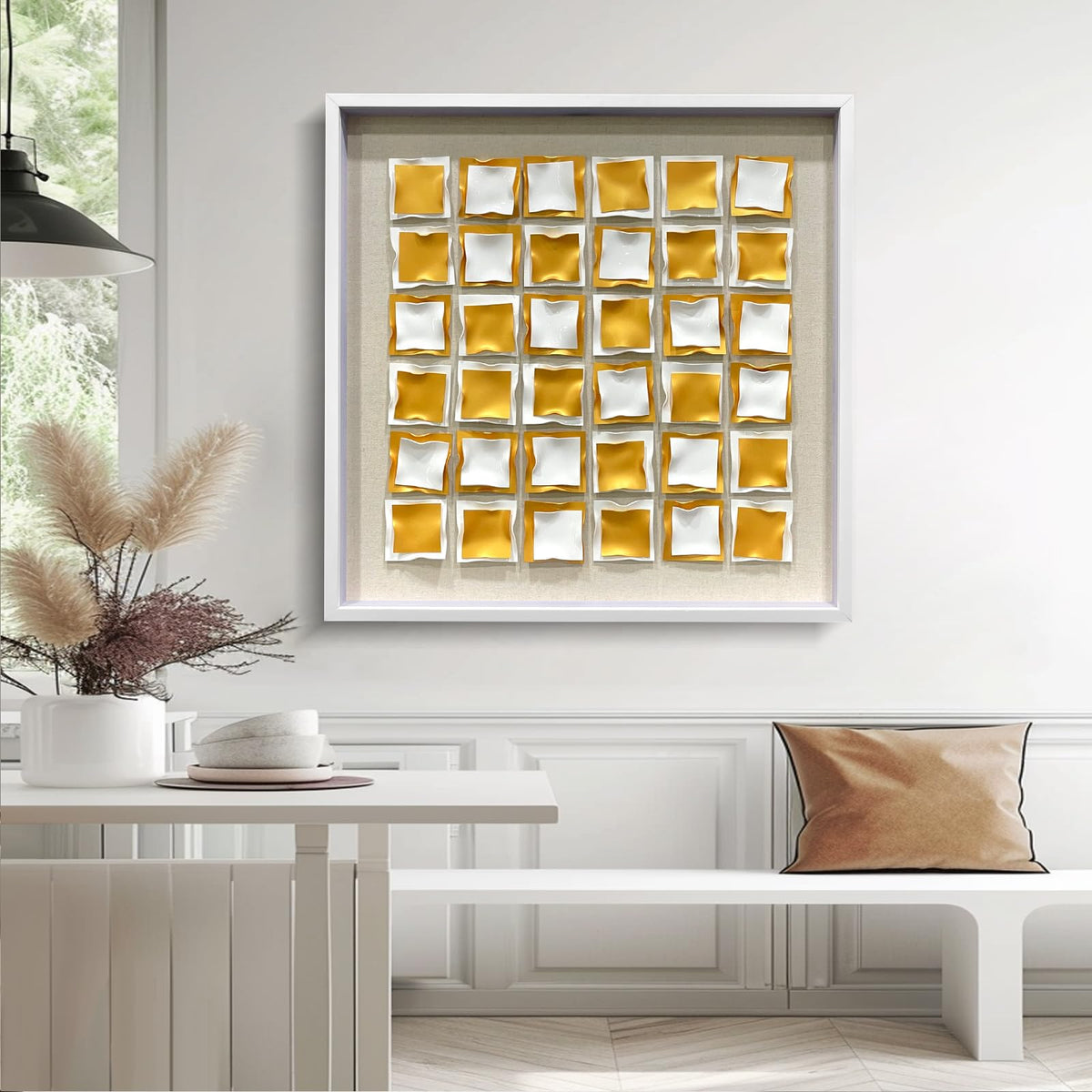 BrightA Handmade 3D Artistic Wall Decor for Living Room