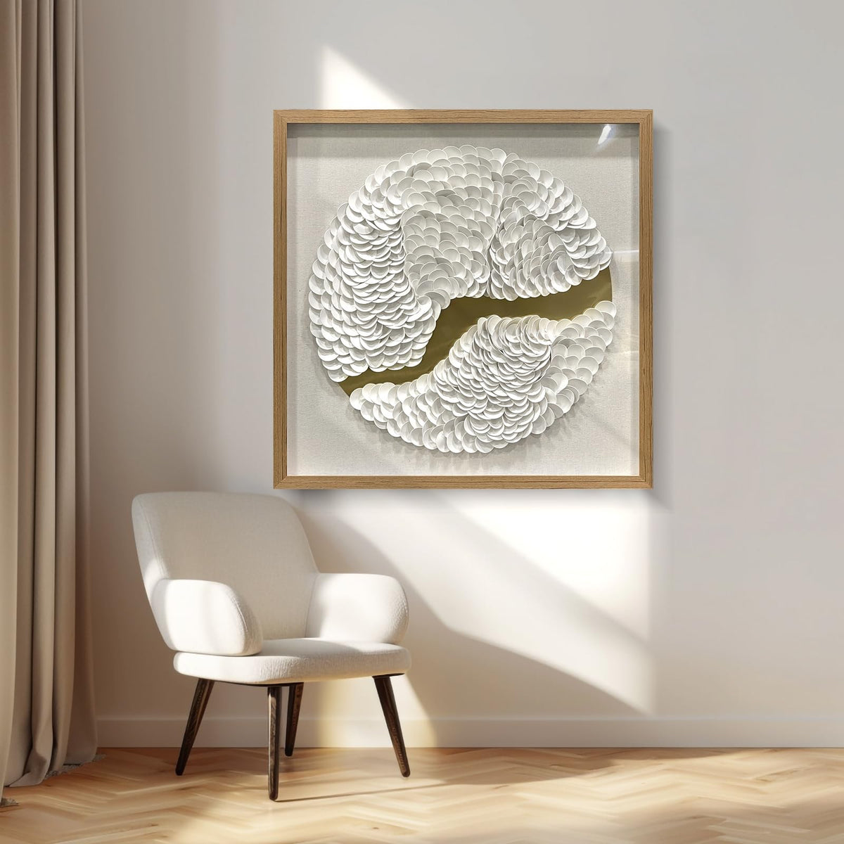 BrightA Handmade 3D Artistic Wall Decor for Living Room