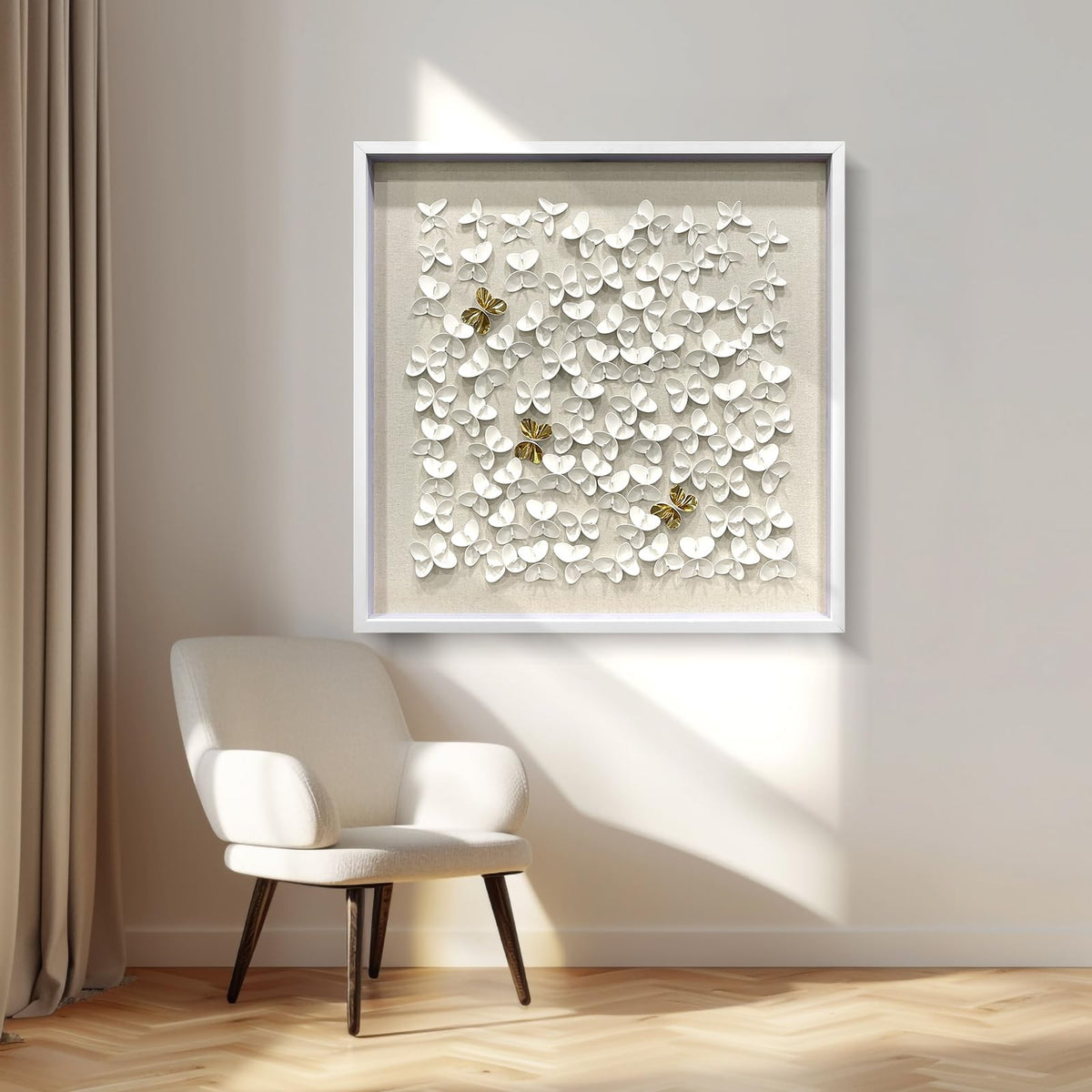 BrightA Handmade 3D Artistic Wall Decor for Living Room