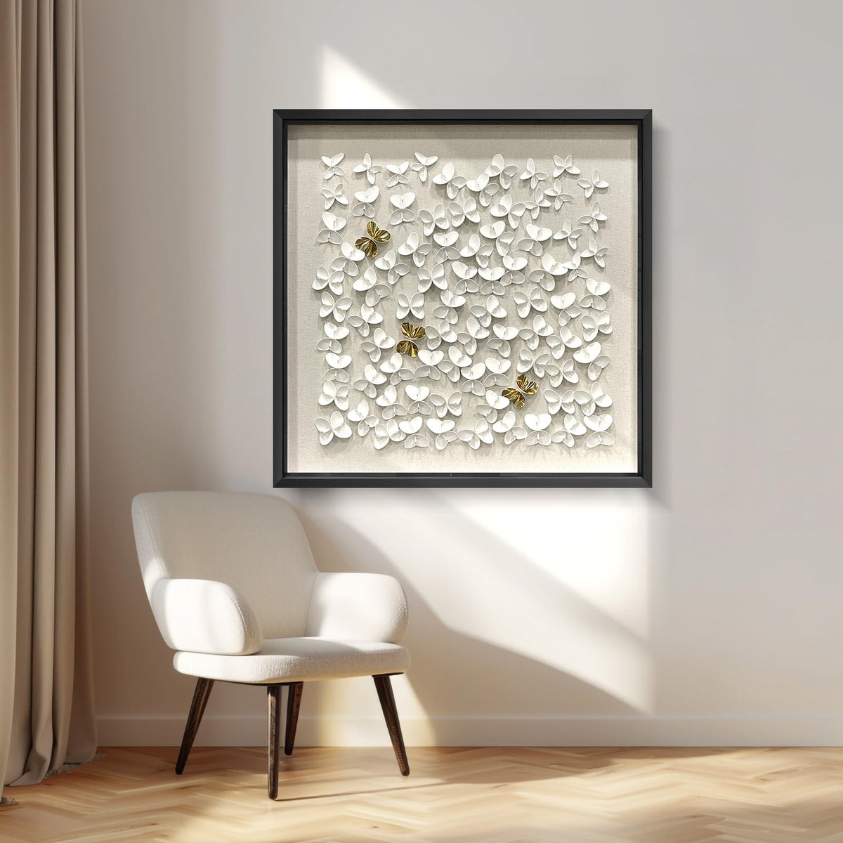 BrightA Handmade 3D Artistic Wall Decor for Living Room