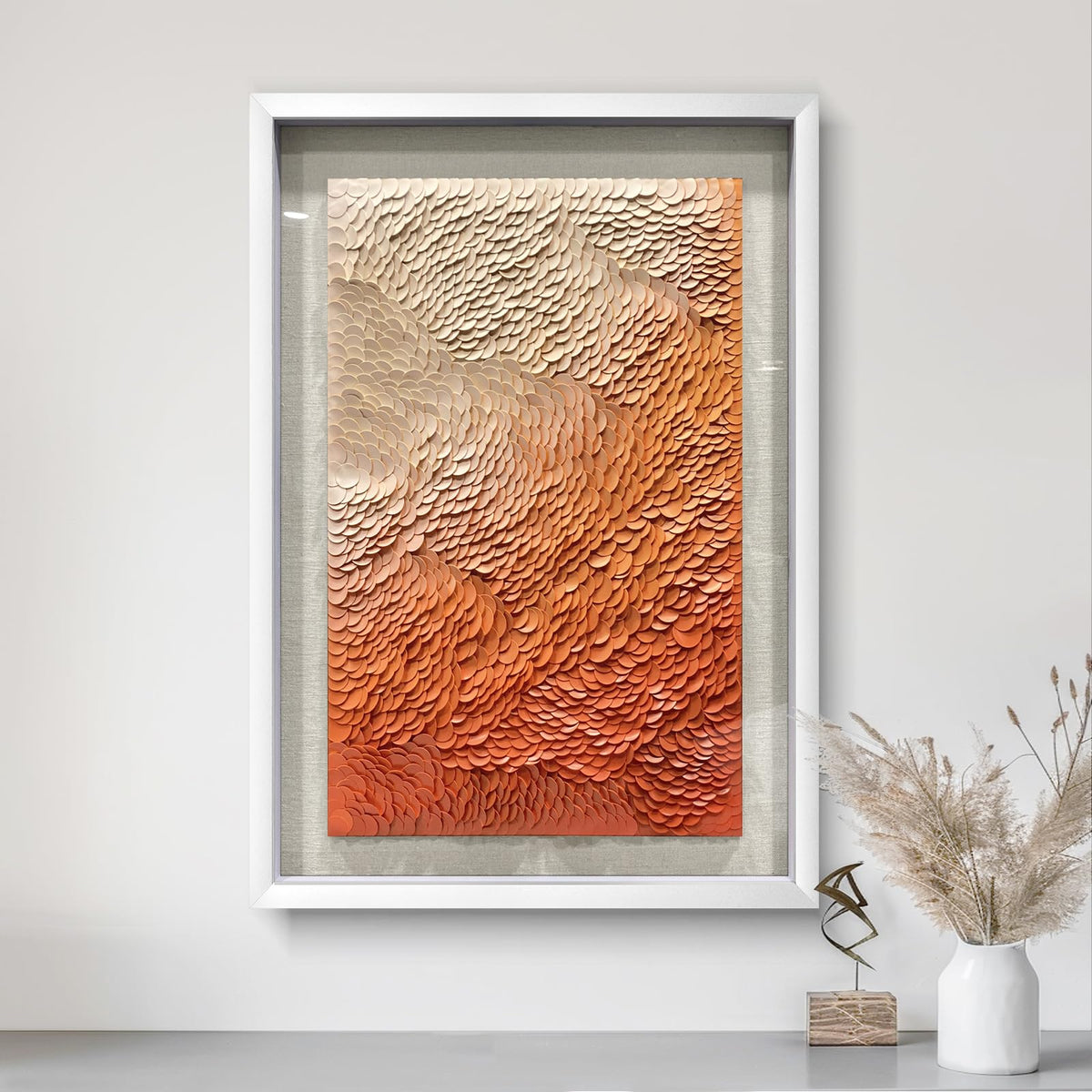 BrightA Handmade 3D Artistic Wall Decor for Living Room