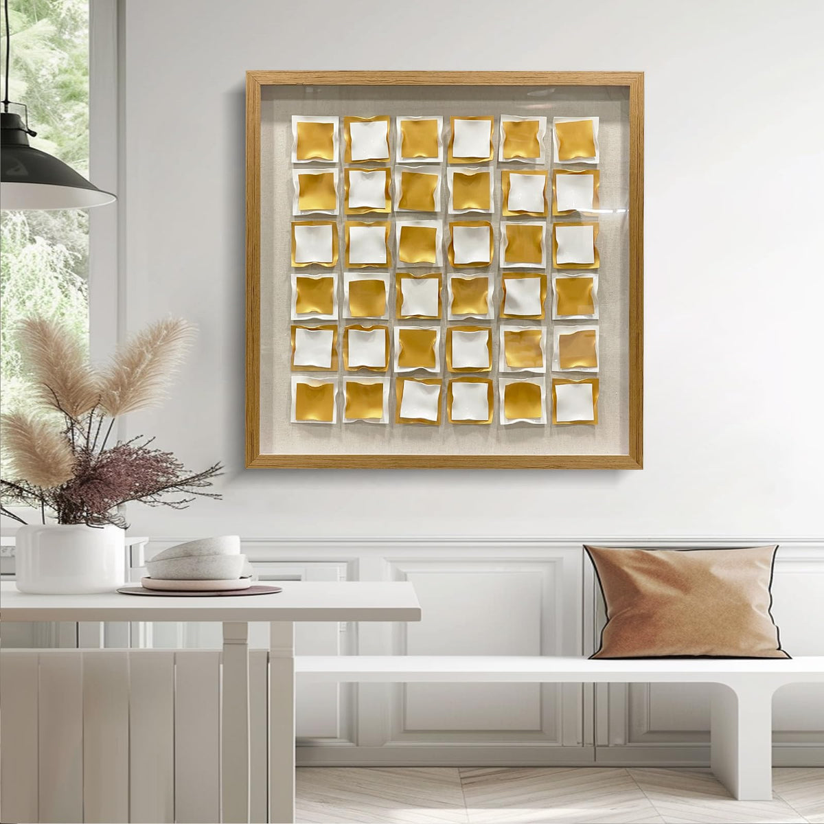 BrightA Handmade 3D Artistic Wall Decor for Living Room