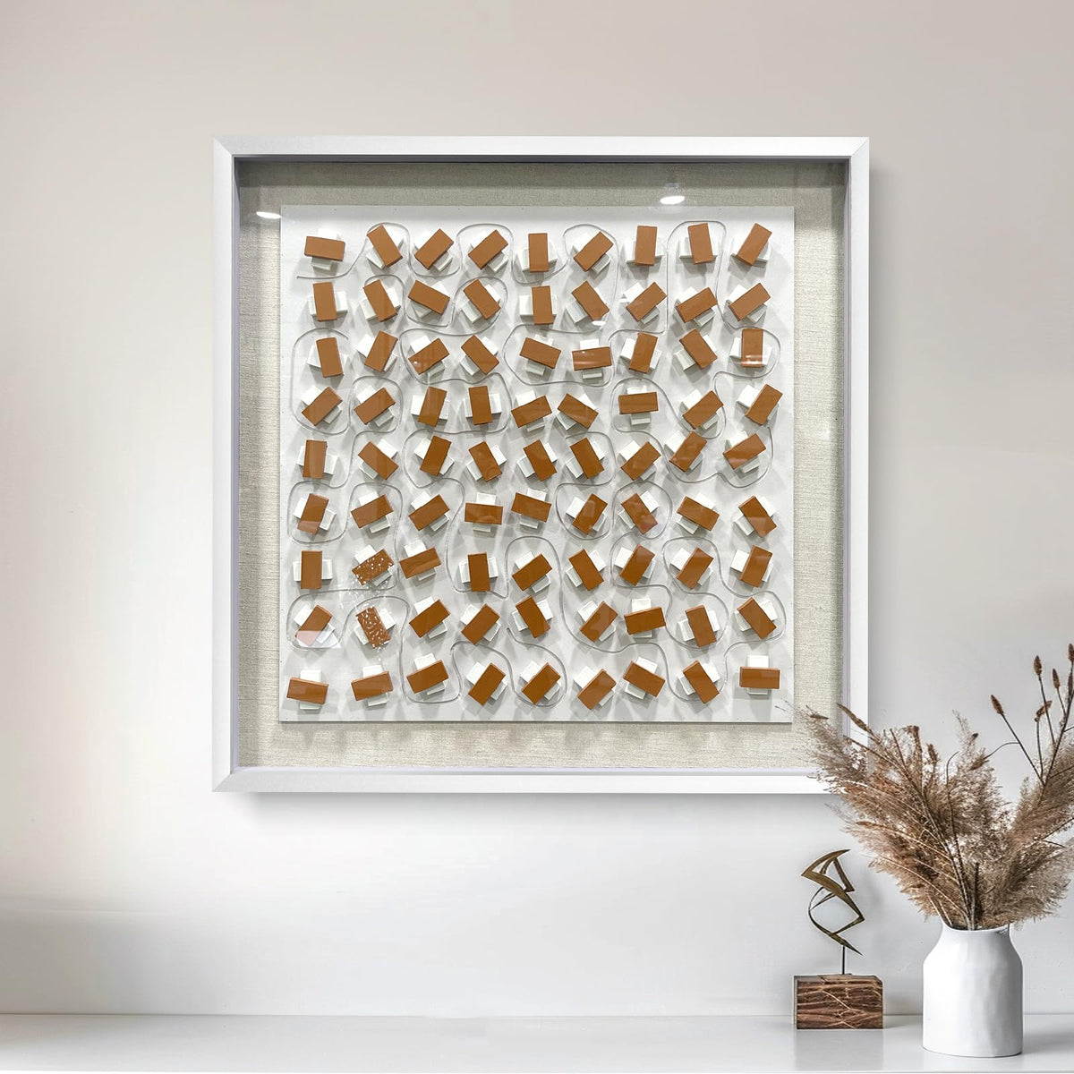 BrightA Handmade 3D Artistic Wall Decor for Living Room